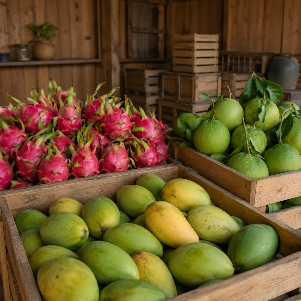 Khu đóng gói và sơ chế nông sản